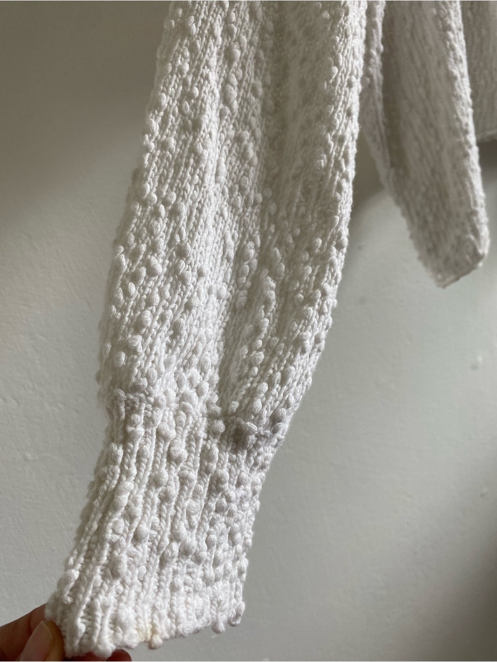 O’Neill Seaport Textured Dotted Slouchy Sweater Size M beachy - Picture 9 of 9
